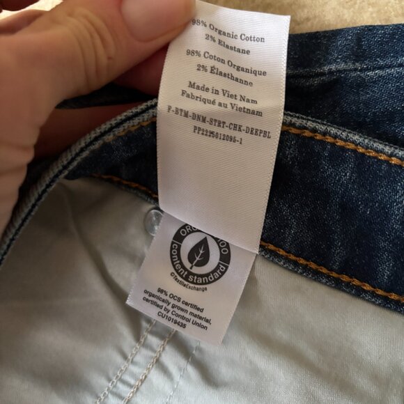 Everlane The Original Cheeky Jean - size 35, Indigo Rinse - Picture 11 of 11